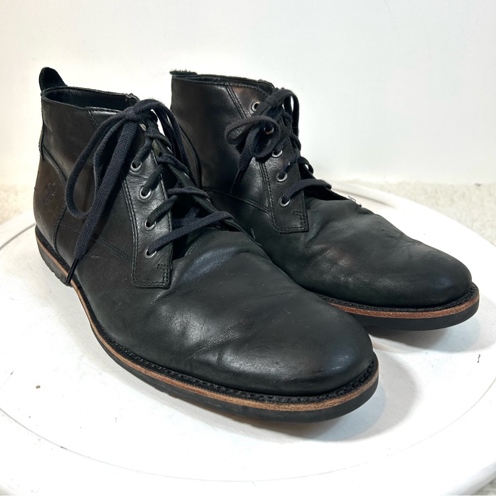 Timberland Kendrick Chukka Boots In Black Waterproof Leather - Picture 1 of 10